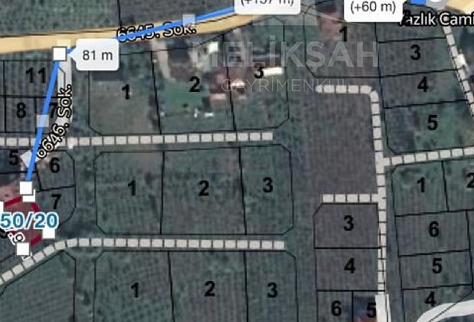 KEMALİYEDE SATILIK 500 MT2 ARSA ACİLLL