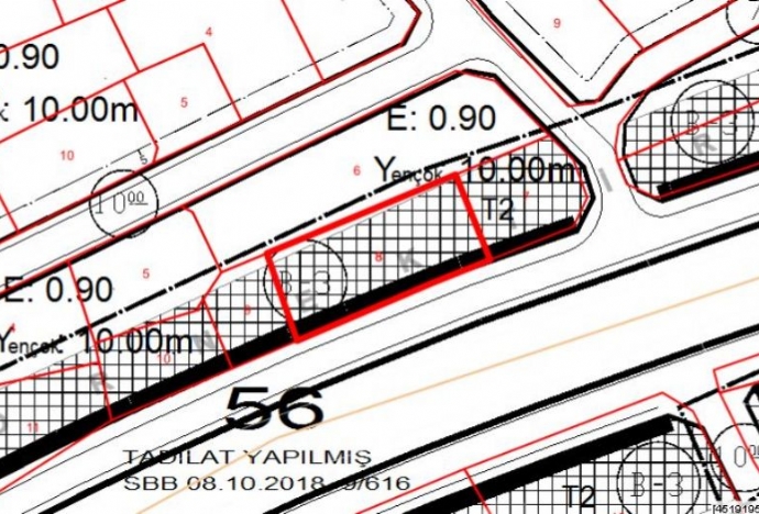 E-5 YAN YOLA CEPHE KİRALIK T2 ARSA
