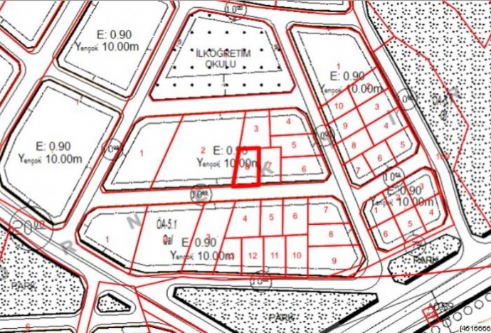 BAŞPINAR MAHALLESİNDE 393m2 ARSA
